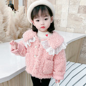 Laste pitsiga sulemantel tüdrukutele