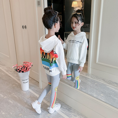 Kaasaegne laste dressipluusi ja retuuside komplekt tüdrukutele