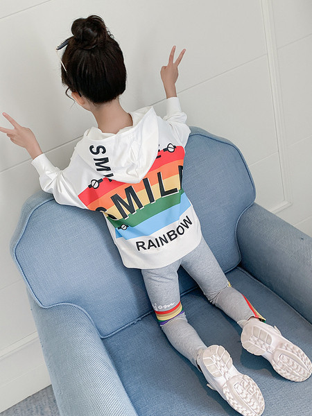 Kaasaegne laste dressipluusi ja retuuside komplekt tüdrukutele