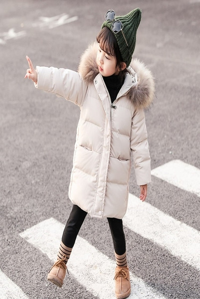 Καθημερινό παιδικό μακρύ μπουφάν με κουκούλα καιμπουφάν  κατάλληλο για κορίτσια και αγόρια