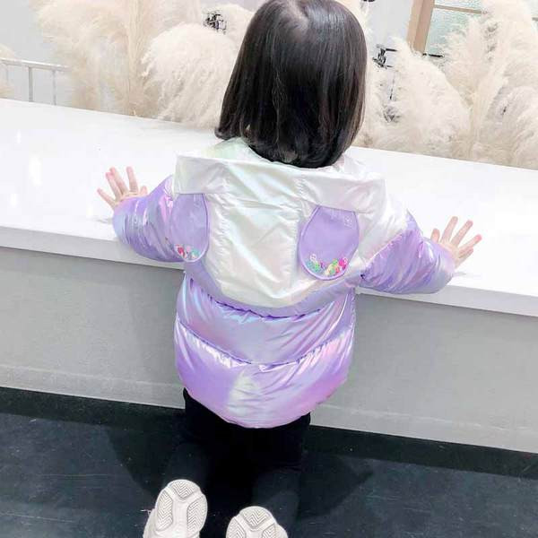 Igapäevane kapuutsi ja taskutega laste jope tüdrukutele