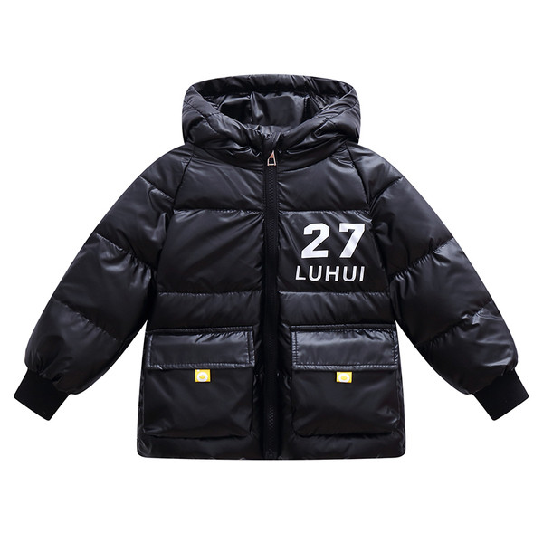 Παιδικό μπουφάν για κορίτσια και αγόρια με τσέπη και κουκούλα