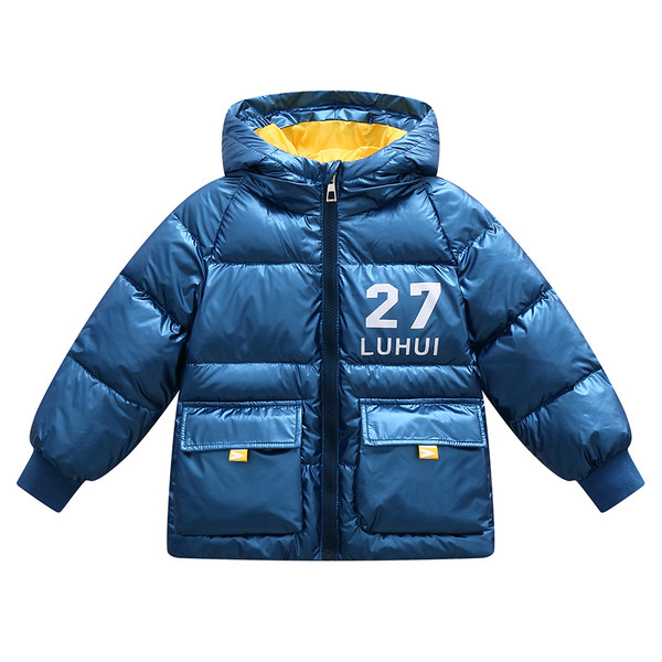 Παιδικό μπουφάν για κορίτσια και αγόρια με τσέπη και κουκούλα