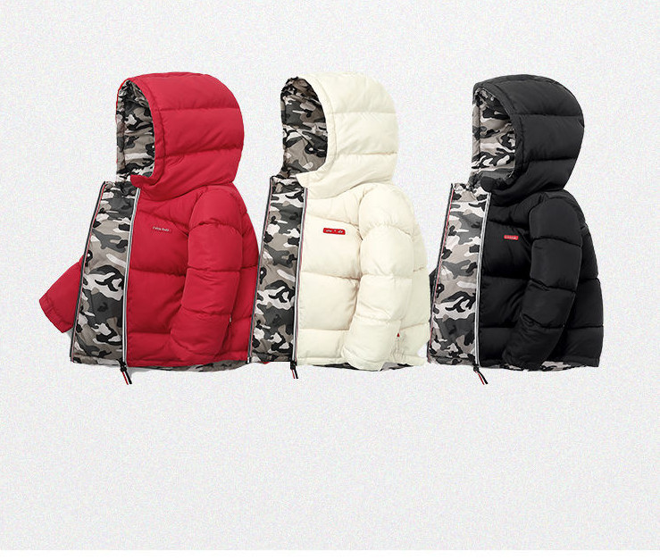 Kahepoolne lukuga ja kapuutsiga laste jope poistele ja tüdrukutele