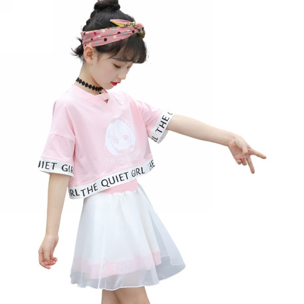 Moderni dječji komplet za djevojčice u suknjama i bluzama