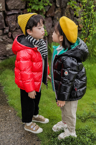 Kahepoolne kapuutsiga laste jope - sobib tüdrukutele ja poistele