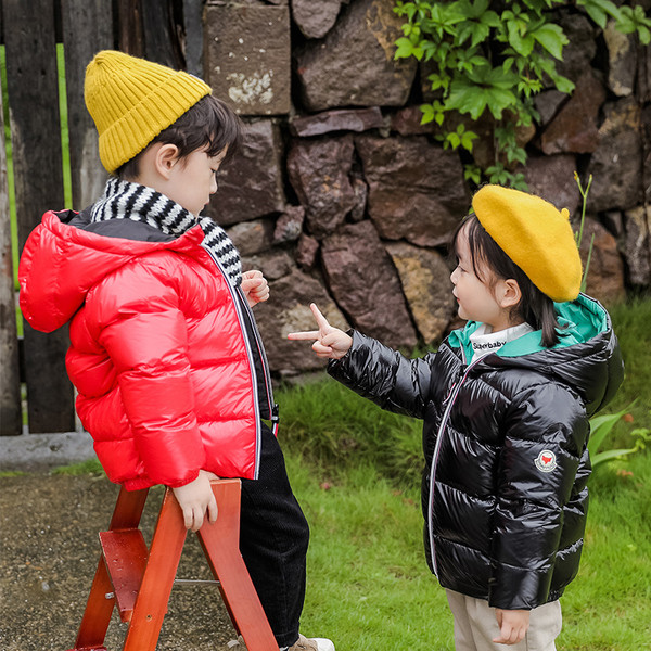 Kahepoolne kapuutsiga laste jope - sobib tüdrukutele ja poistele