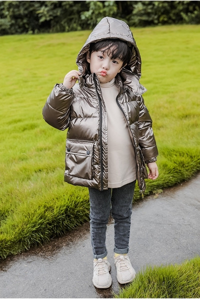 Kapuutsiga laste talvejope tüdrukutele ja poistele