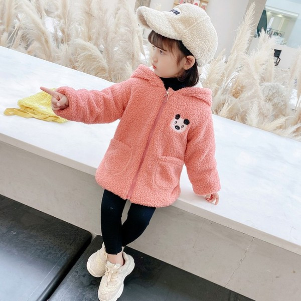 Laste vabaaja lukuga ja kapuutsiga sulejope