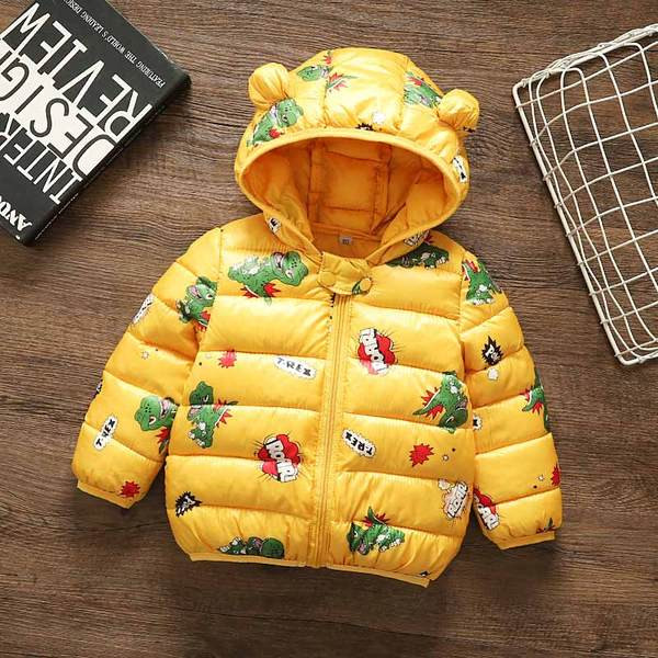 Uue mudeli laste jope tüdrukutele ja poistele - kapuutsiga