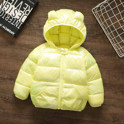 Talveks sobiva kapuutsiga igapäevane laste jope tüdrukutele