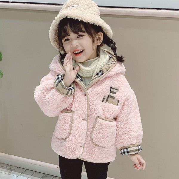 Παιδικό casual μπουφάν με τσέπες και κουκούλα