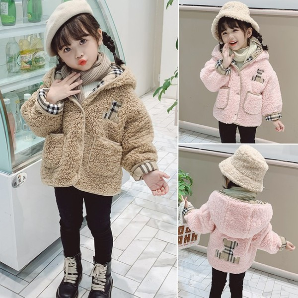 Παιδικό casual μπουφάν με τσέπες και κουκούλα