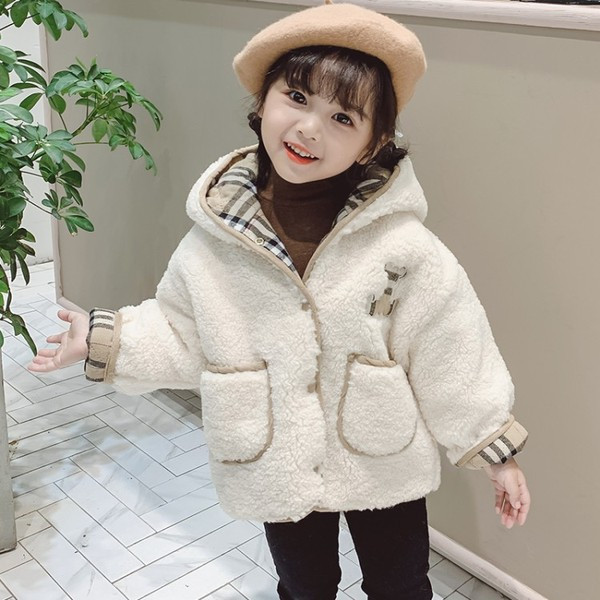 Παιδικό casual μπουφάν με τσέπες και κουκούλα