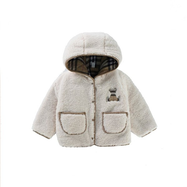 Παιδικό casual μπουφάν με τσέπες και κουκούλα