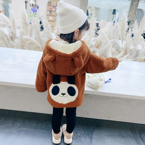 Tüdrukutele sobiv lukuga ja taskutega laste sulejope