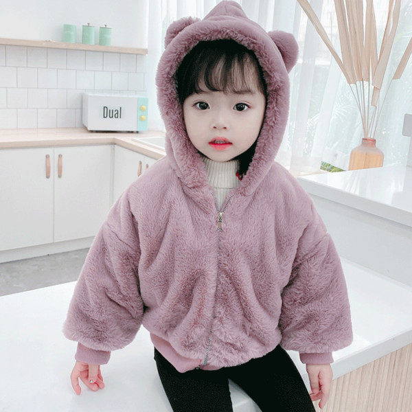 Νέο μοντέλο παιδικό μπουφάν με κουκούλα για κορίτσια