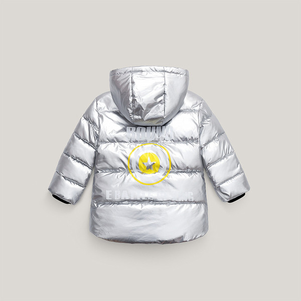 Kapuutsi ja nööpidega laste jope poistele ja tüdrukutele