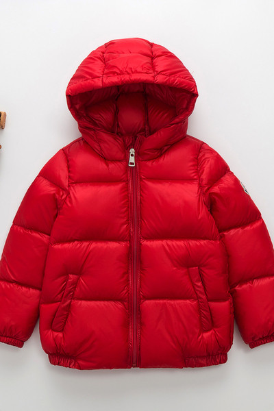 Kapuutsi ja embleemiga laste jope tüdrukutele ja poistele