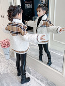 Talvine laste jope suletega - tüdrukutele