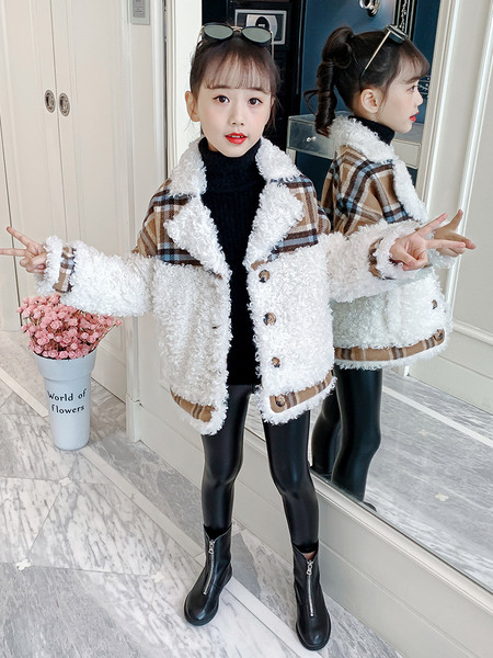 Talvine laste jope suletega - tüdrukutele