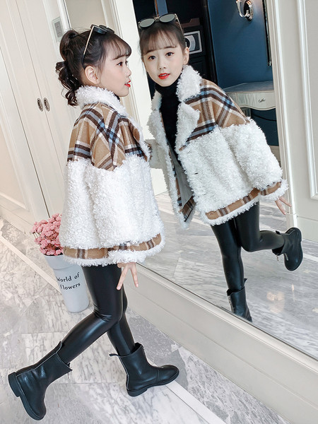 Talvine laste jope suletega - tüdrukutele