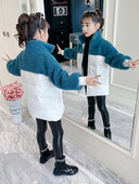 Talvine laste jope suletega - tüdrukutele