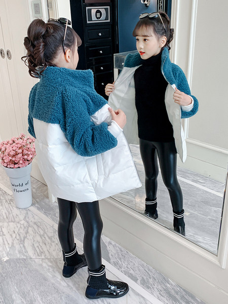 Talvine laste jope suletega - tüdrukutele