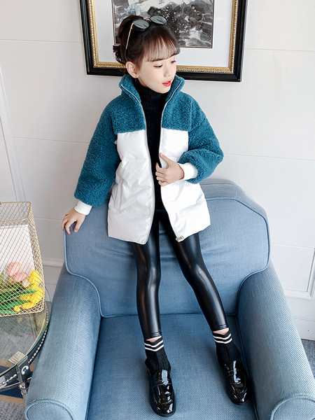 Talvine laste jope suletega - tüdrukutele