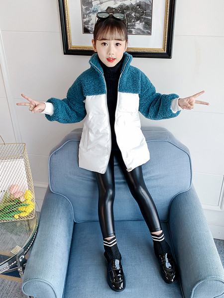 Talvine laste jope suletega - tüdrukutele