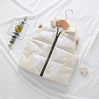 Lukuga ja läikiva efektiga lastevest - sobib tüdrukutele ja poistele