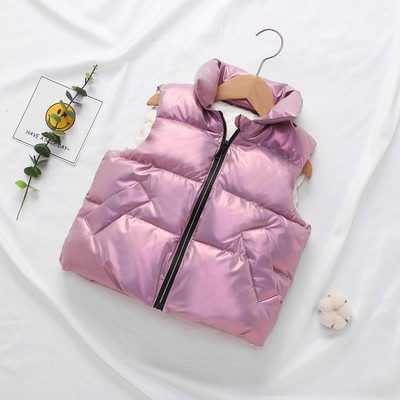 Lukuga ja läikiva efektiga lastevest - sobib tüdrukutele ja poistele