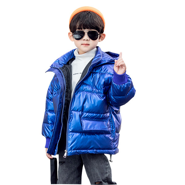 Παιδικό μπουφάν για κορίτσια και αγόρια με κουμπιά και φερμουάρ φαρδύ  μοντέλο