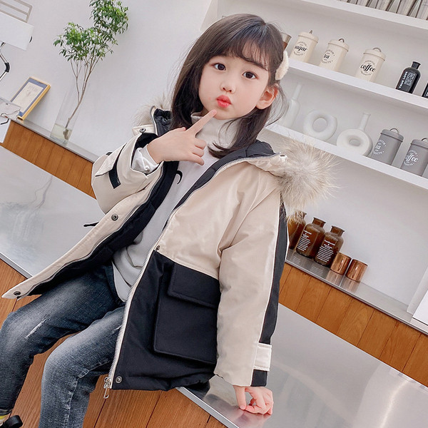 Παιδικό μπουφάν με κουκούλα και τσέπες για κορίτσια και αγόρια