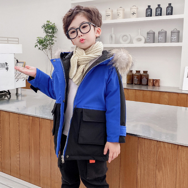 Παιδικό μπουφάν με κουκούλα και τσέπες για κορίτσια και αγόρια