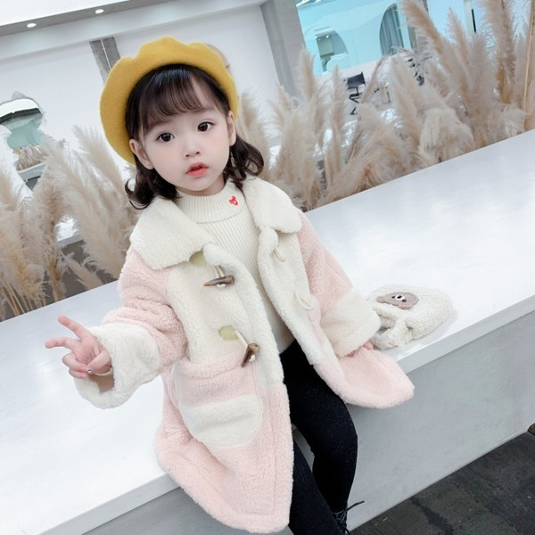 Παιδικό καθημερινό χειμερινό μπουφάν  με τσέπες και κουμπιά