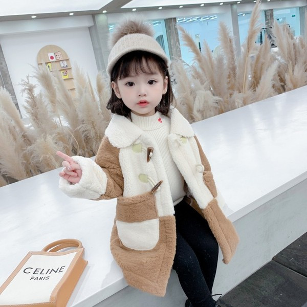 Παιδικό καθημερινό χειμερινό μπουφάν  με τσέπες και κουμπιά