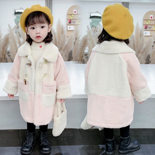 Παιδικό καθημερινό χειμερινό μπουφάν  με τσέπες και κουμπιά