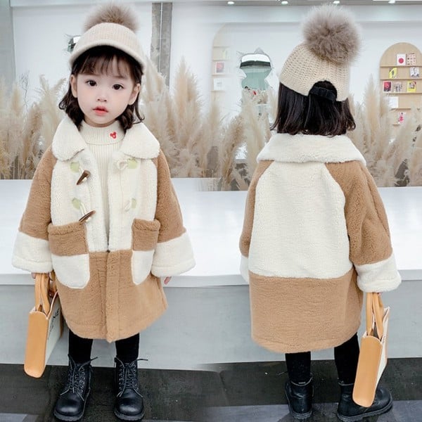 Παιδικό καθημερινό χειμερινό μπουφάν  με τσέπες και κουμπιά