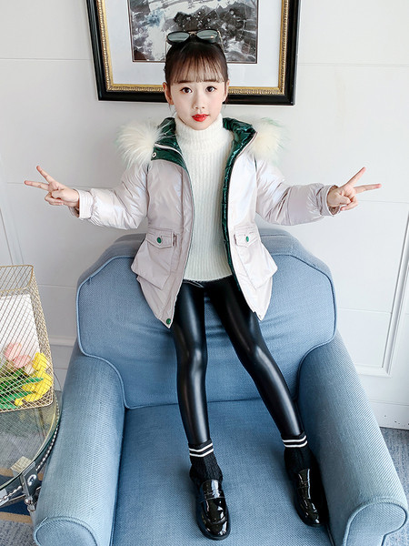 Moodne udusulgedega laste jope tüdrukutele