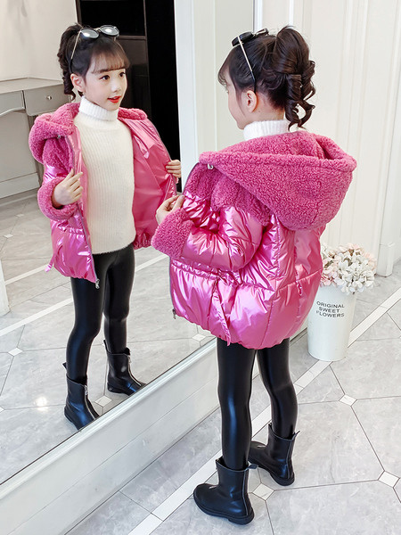 Laste talvejope varrukate ja kapuutsiga