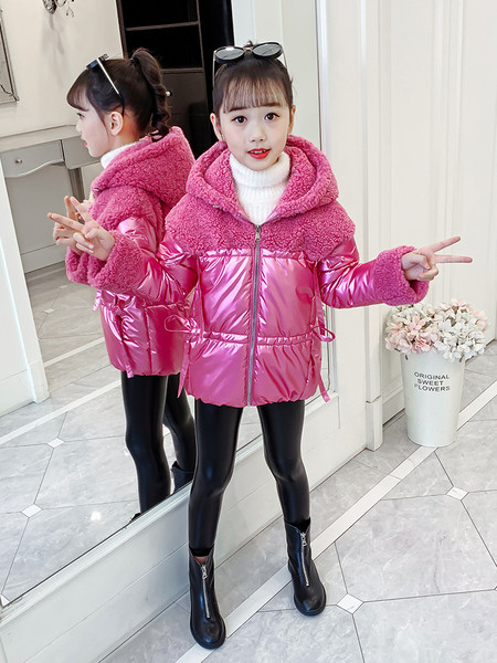 Laste talvejope varrukate ja kapuutsiga