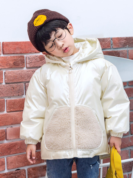 Tõmbluku ja kapuutsiga laste jope tüdrukutele