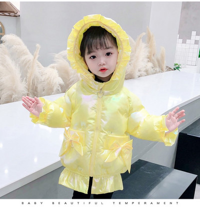 Модерно детско зимно яке за момичета