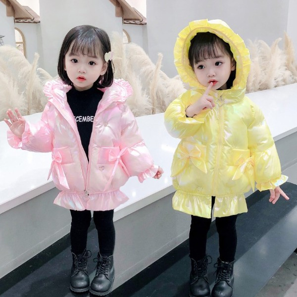 Модерно детско зимно яке за момичета