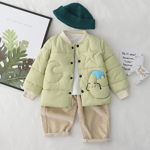 Φθινοπωρινό  παιδικό μπουφάν για κορίτσια με κουμπιά