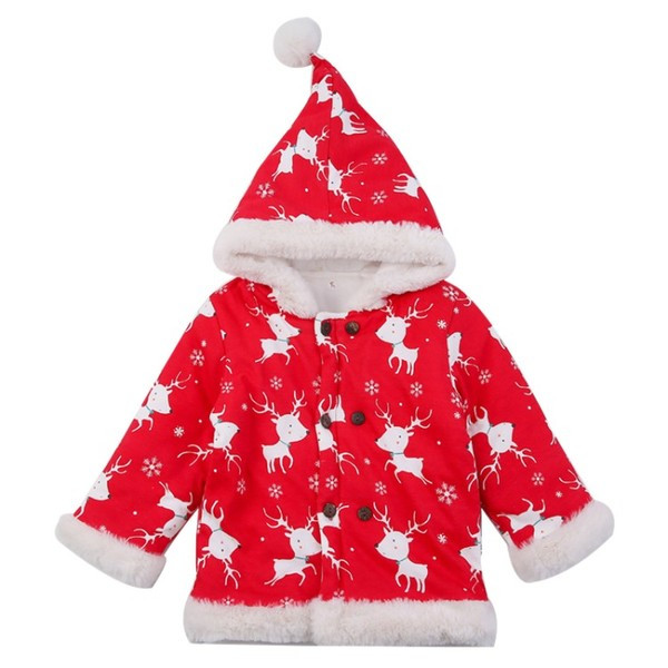 Talvine nööpide ja udusulgedega laste jope tüdrukutele