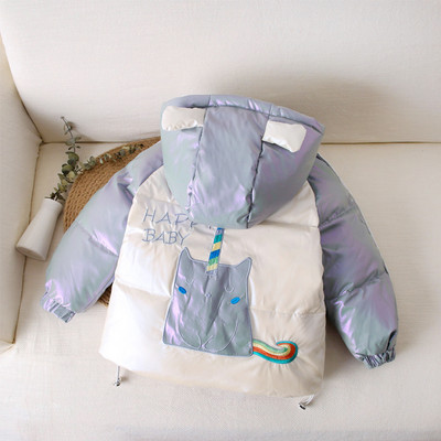 Детско яке за момичета и момчета с качулка и джобове