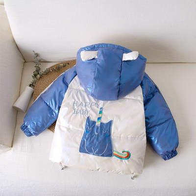 Детско яке за момичета и момчета с качулка и джобове