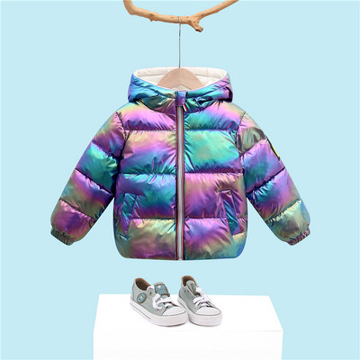 Zimska dječja jakna s kapuljačom i džepovima za djevojčice i dječake